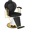 Gold Reclining Salon Chair BS-122