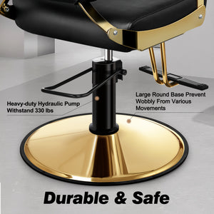 Baasha Gold Salon Chair BS-134