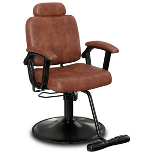 Black Reclining Salon Chair-BS192