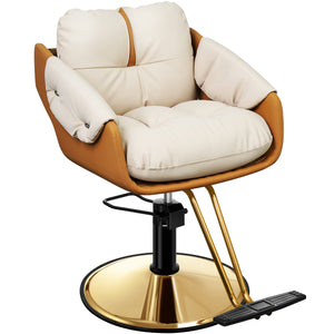Baasha Gold Salon Chair BS-144