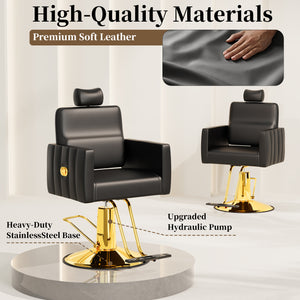 Hydraulic Reclining Salon Chair BS-72