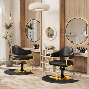Black and Gold Salon Chair BS-216