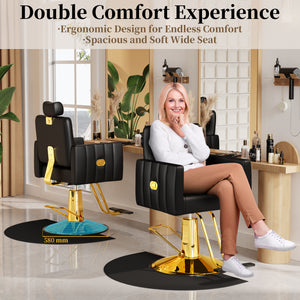 Hydraulic Reclining Salon Chair BS-72