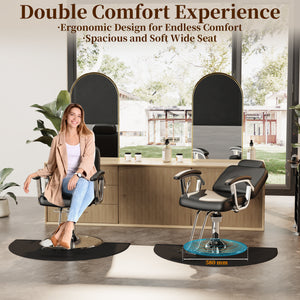 Black Reclining Salon Chair-BS192