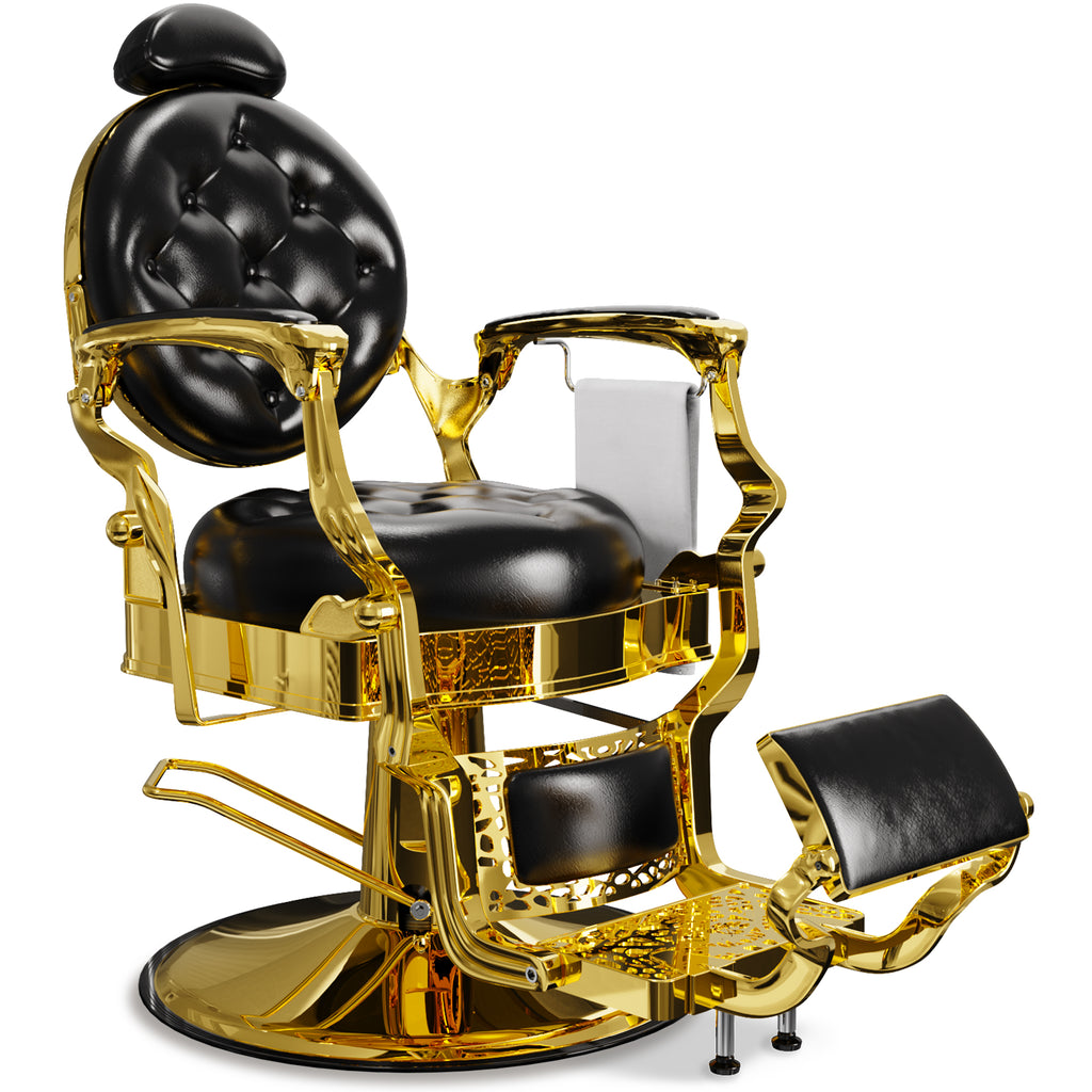Black & Gold Barber Chair BS-153
