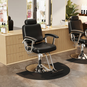 Black Reclining Salon Chair-BS192
