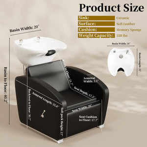 Baasha Comfortable Shampoo Chair-BS208