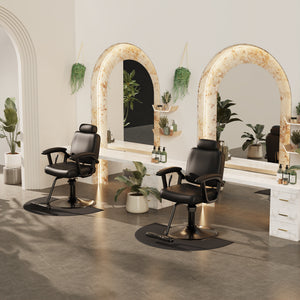 Black Reclining Salon Chair-BS192
