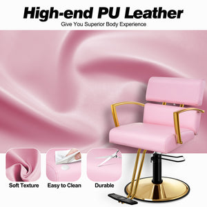 Pink Gold Salon Chair BS117