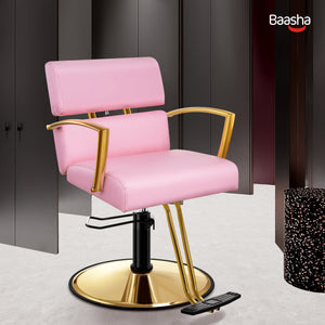 pink hair salon chairs