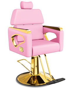 Reclining Gold Salon Chair BS-140
