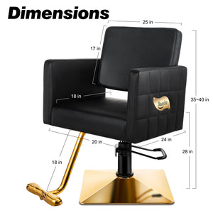 Baasha Gold Styling Chair BS86-NEW