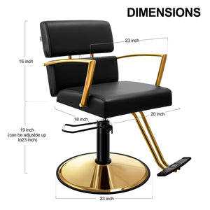 Baasha Gold Salon Chair BS68-71