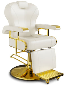 Reclining Gold Barber Chair BS-138