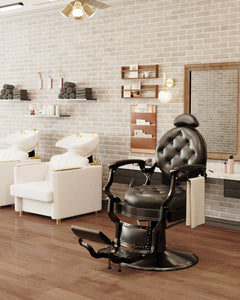 All Black Barber Chair BS-154