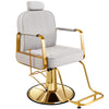 Gold Reclining Salon Chair BS-90