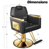 Gold Salon Chair BS-128